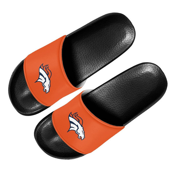 Women's Denver Broncos Flip Flops 002